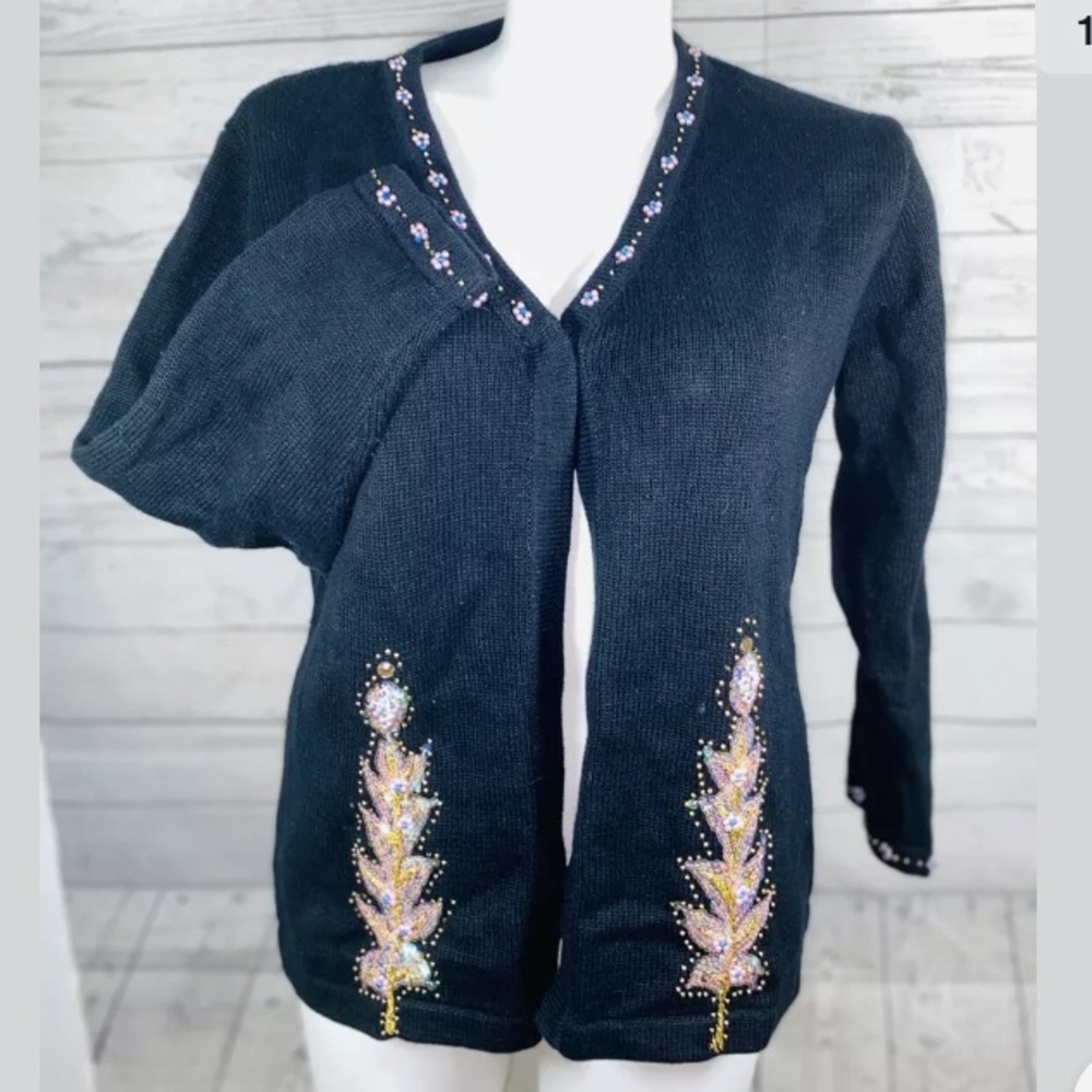 STORYBOOK KNITS SWEATER Cardigan Sequins